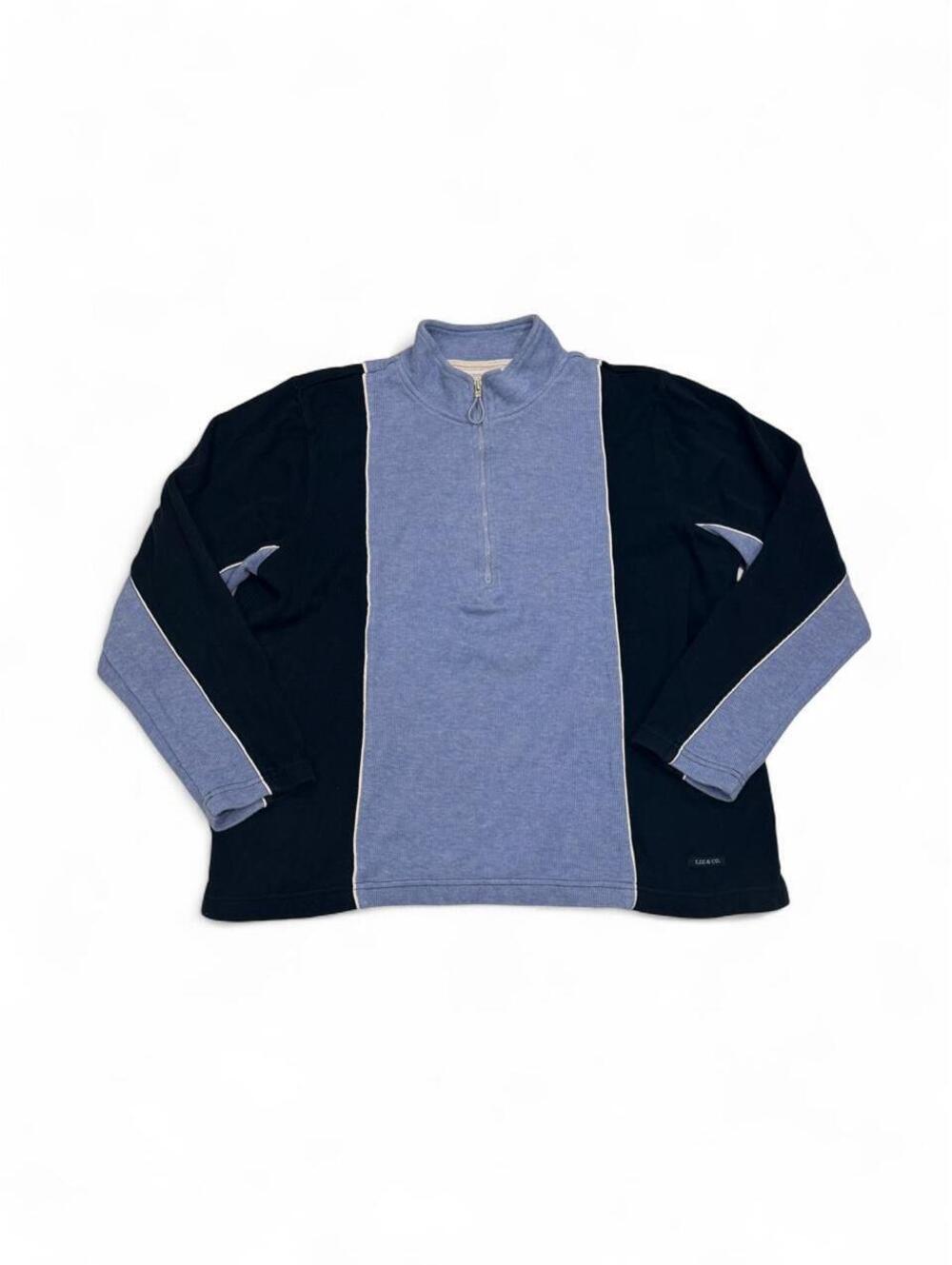 Liz Claiborne — Liz & Co. Colorblock Quarter Zip Pullover